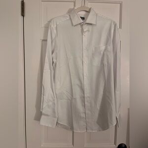 Van Heusen Men's Dress Shirt White 15 1/2 34x35